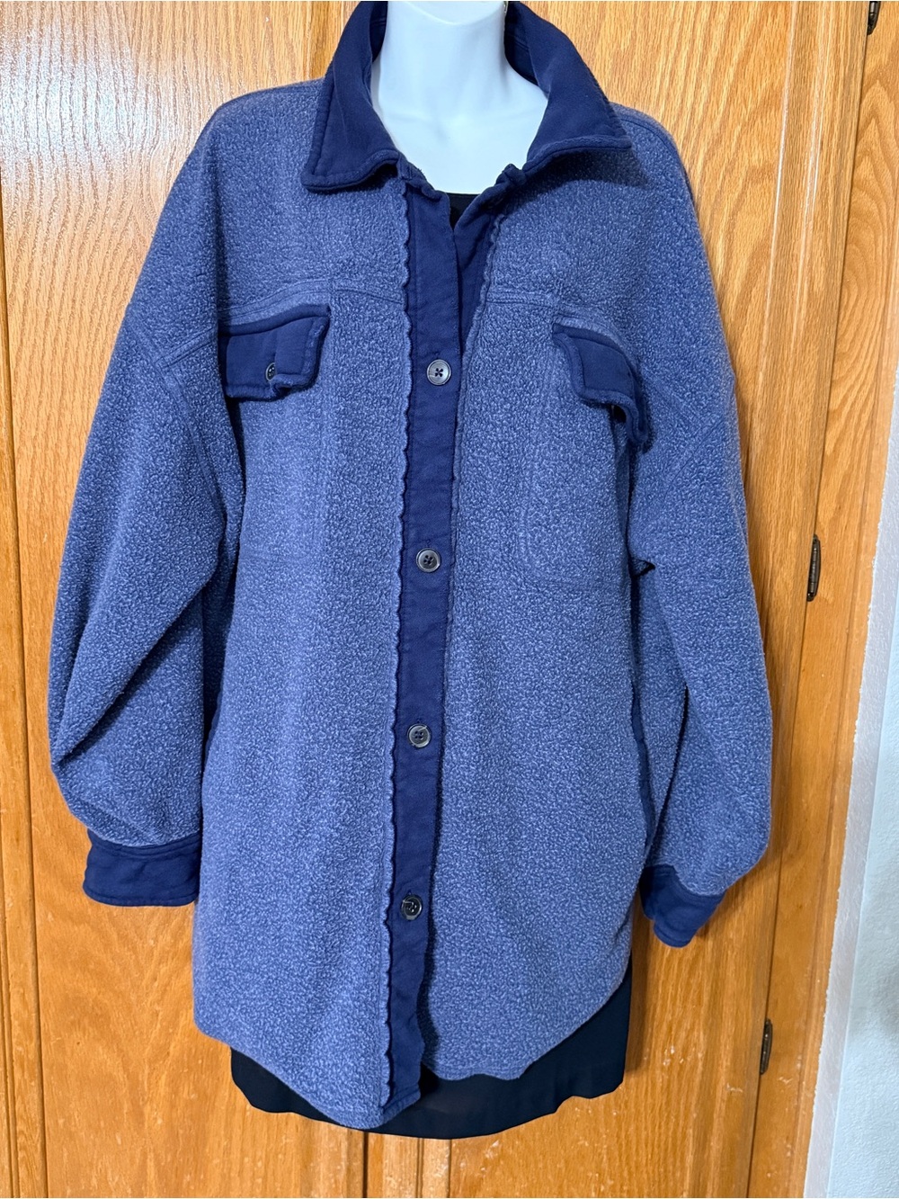 Free People Ruby Fleece overaized Jacket large for women